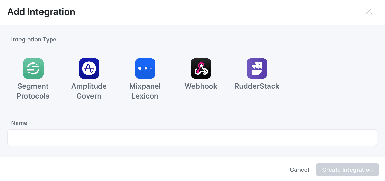 Creating a new Publishing Integration